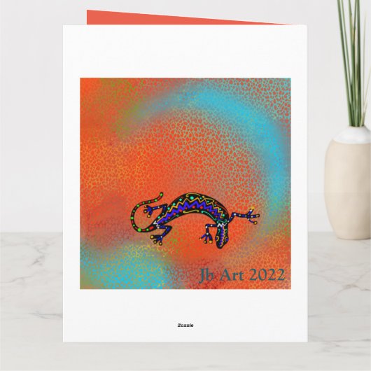 SOUTHWESTELIJKE LIZARD KAART (Achterkant)