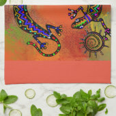 SOUTHWESTELIJKE LIZARD THEEDOEK (Gevouwen)