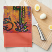 SOUTHWESTELIJKE LIZARD THEEDOEK (Quarter Fold)