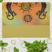 SOUTHWESTELIJKE LIZARD THEEDOEK (Gevouwen)