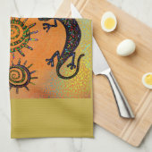 SOUTHWESTELIJKE LIZARD THEEDOEK (Quarter Fold)