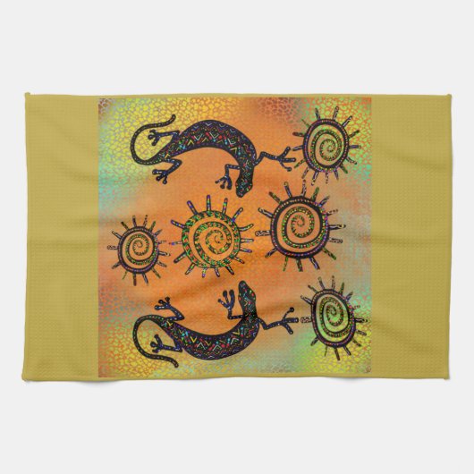 SOUTHWESTELIJKE LIZARD THEEDOEK (Horizontaal)