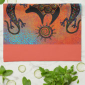 SOUTHWESTELIJKE LIZARD THEEDOEK (Gevouwen)