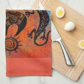 SOUTHWESTELIJKE LIZARD THEEDOEK (Quarter Fold)