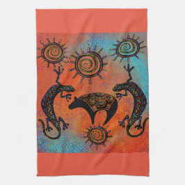 SOUTHWESTELIJKE LIZARD THEEDOEK