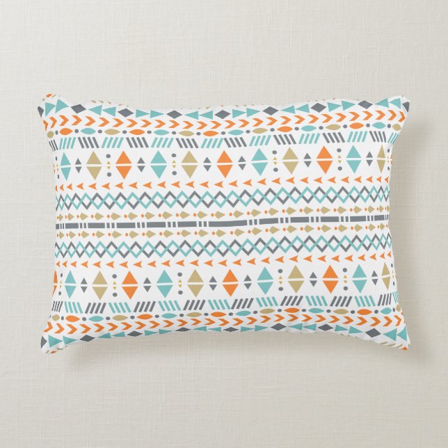 Southwestern Accent Pillow Modern Geometric Tribal Accent Kussen (Voorkant)