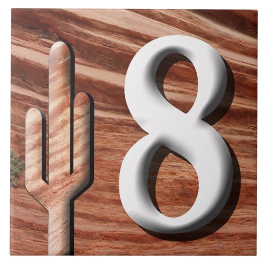 Southwestern adres Tegel nummer (aanvraag) Tegeltje (Voorkant)