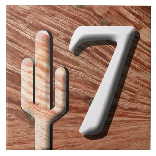 Southwestern adres Tegel nummer (aanvraag) Tegeltje (Voorkant)