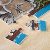 Southwestern Animals Wildlife Rabbit Quail Puzzle Legpuzzel (Zijkant)