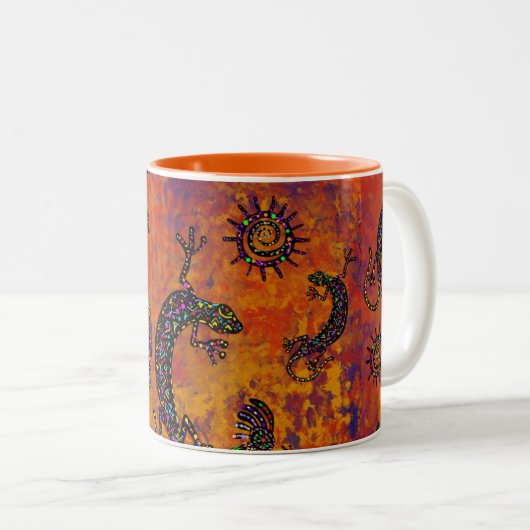 SOUTHWESTERN ART TWEEKLEURIGE KOFFIEMOK (Voorkant rechts)