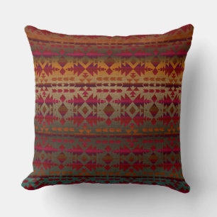 Southwestern Beauty   Tribal Ombre Style Kussen