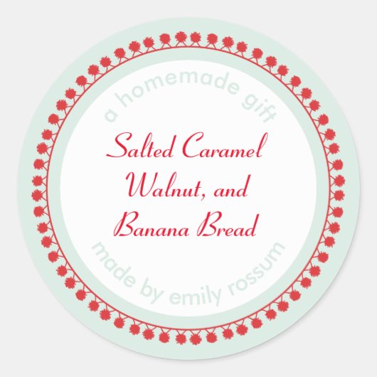 Southwestern Blanket Holiday Gift Label (Voorkant)