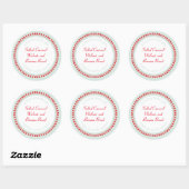 Southwestern Blanket Holiday Gift Label (Vel)