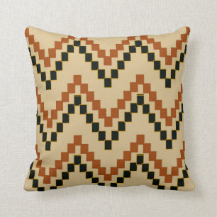 Southwestern Block Chevron Kussen