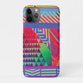 southwestern borders and triangles collage Case-Mate iPhone case (Achterkant)
