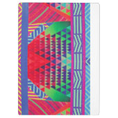 southwestern borders and triangles collage klembord (Achterkant)