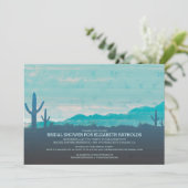 Southwestern Bridal Shower-uitnodigingen Kaart (Staand voorkant)