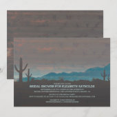  Southwestern Bridal Shower-uitnodigingen Kaart (Voorkant / Achterkant)