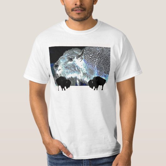 Southwestern Buffalo Art T-shirt (Voorkant)