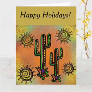 SOUTHWESTERN CACTUS ART KAART