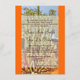 Southwestern Cactus Wedding Invitations Kaart