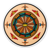 SouthWestern Ceramic Knobs Keramische Knop (Voorkant)