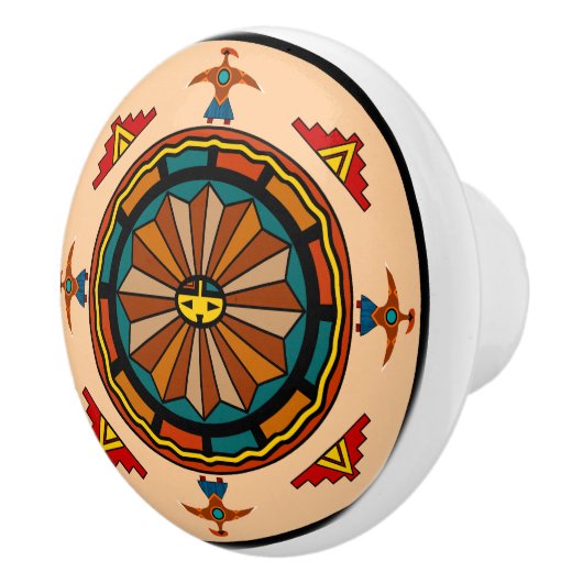 SouthWestern Ceramic Knobs Keramische Knop (Rechts)