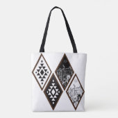 Southwestern Desert Diamond Tote Bag (Achterkant)