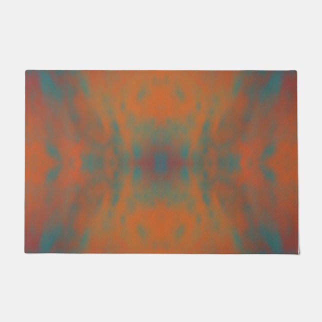 Southwestern Desert Dreams Pattern Abstract Deurmat (Voorkant)