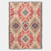 Southwestern Desert Geometric Pattern  Deken (Voorkant Verticaal)