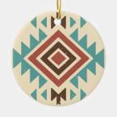 Southwestern Desert Keramisch Ornament (Voorkant)