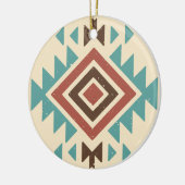 Southwestern Desert Keramisch Ornament (Links)