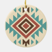 Southwestern Desert Keramisch Ornament (Achterkant)