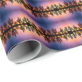 Southwestern Desert Landscape Cactus Sunrise Image Cadeaupapier (Rol Hoek)