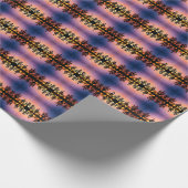 Southwestern Desert Landscape Cactus Sunrise Image Cadeaupapier (Hoek)