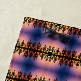 Southwestern Desert Landscape Cactus Sunrise Image Strandlaken