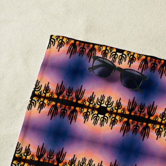 Southwestern Desert Landscape Cactus Sunrise Image Strandlaken (In situ)