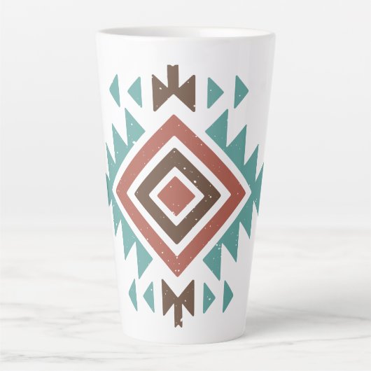 Southwestern Desert Latte Mok (Voorkant)