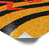 Southwestern Desert Sunset Kokopelli Poster (Hoek)