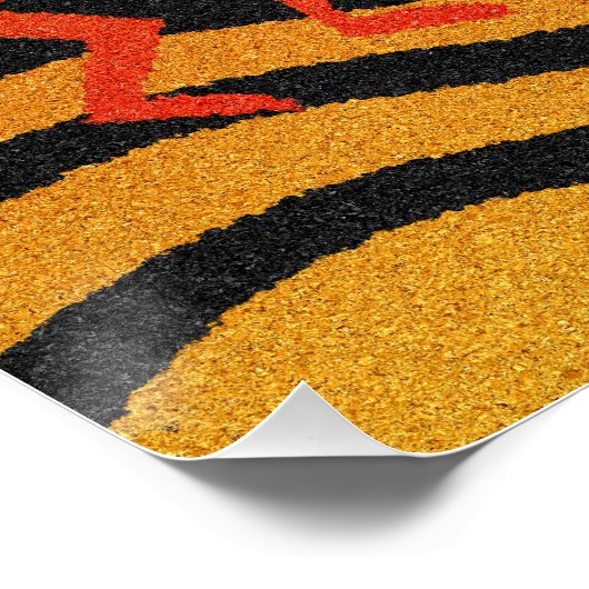 Southwestern Desert Sunset Kokopelli Poster (Hoek)