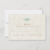 Southwestern Desert Wedding RSVP Kaartje (Voorkant)