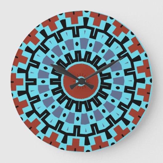 Southwestern Design Grote Klok (Voorkant)