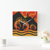 Southwestern Design Kokopelli Wall klok (Huis)