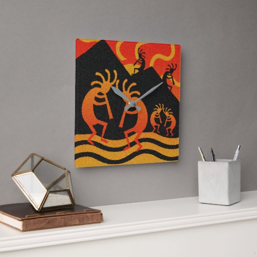 Southwestern Design Kokopelli Wall klok (Kantoor)