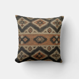 Southwestern Diamond Tribal Pillow Kussen