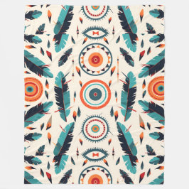 Southwestern Dreamcatcher Design Fleece Deken