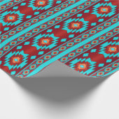 Southwestern Ethnic Geometric Cadeaupapier (Hoek)