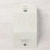 Southwestern foto bruiloft all in one uitnodiging (Buitenkant)