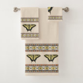 Southwestern Gellow Swallowtail Butterfly Bath T Bad Handdoek (Insitu)