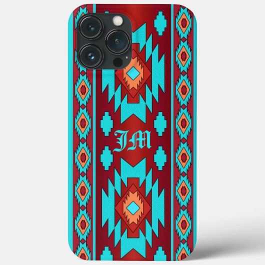 Southwestern Geometric Ethnic Case-Mate iPhone Case (Achterkant)